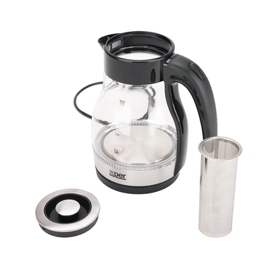 Xper Glass Kettle Electric, 1.7L, 2200W, Glass – XPKF-GM22