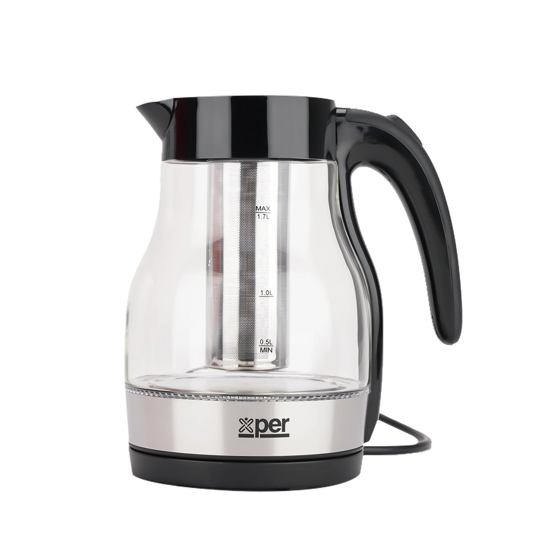 Xper Glass Kettle Electric, 1.7L, 2200W, Glass – XPKF-GM22