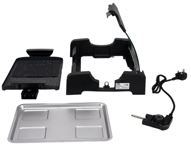  شواية صحية إكسبر، سطح جرانيت، 1650 واط، أسود -  XPGR-102M