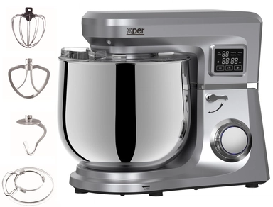 Xper Mixer, 10L, 1100W, Silver – XPSM-1000-24