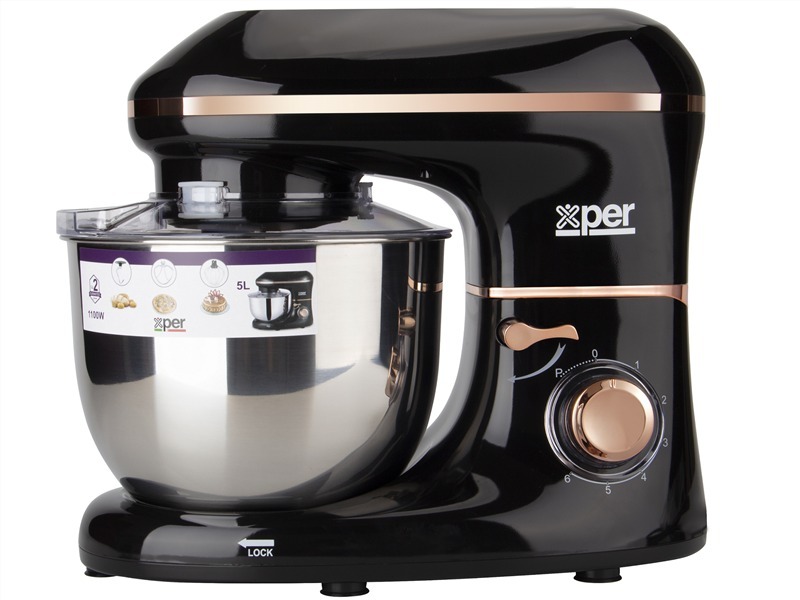 عجان اكسبير، قوة 1100 واط، سعة 5 لتر، أسود - XPSM-901-20BL