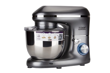Xper Stand Mixer With Attachments, 5L, 1100W, Silver – XPSM-900-20MG