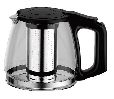 Xper Steel Kettle + Jug , Kettle, 1.7L (Steel) / 1L (Glass), 2200W, Silver – XPSTTS-999