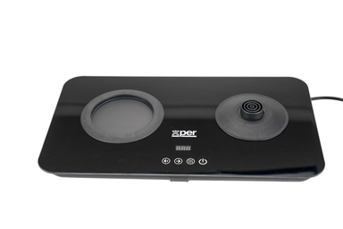 Xper Steel Kettle + Jug , Kettle, 1.7L (Steel) / 1L (Glass), 2200W, Silver – XPSTTS-999