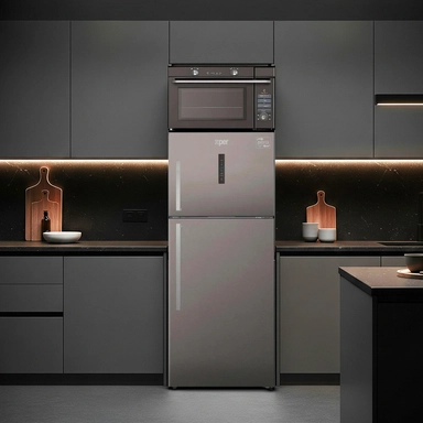 ثلاجة اكسبيربفريزر علوي، 17.8 قدم مكعب، إنفرتر، ستيل - RFXP640SINV