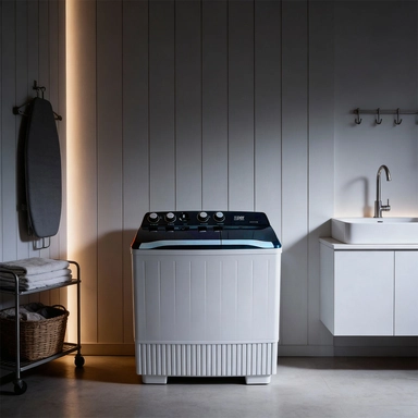 Xper Twin Tub Washing Machine 12 kg, White, TTWXP12022