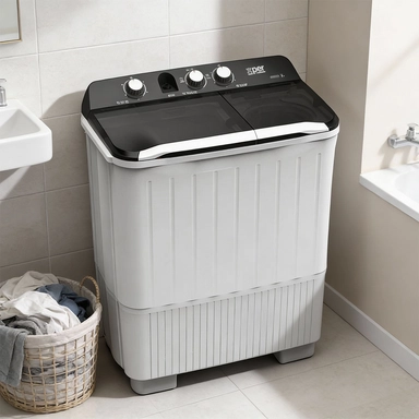 غسالة  اكسبير حوضين 9 كيلو أبيض TTWXP9022