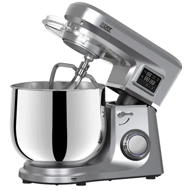 Xper Mixer 1100 Watts, 10 L., Touch Control, Timer, Silver, XPSM-1000-24