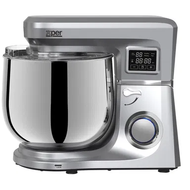 Xper Mixer 1100 Watts, 10 L., Touch Control, Timer, Silver, XPSM-1000-24