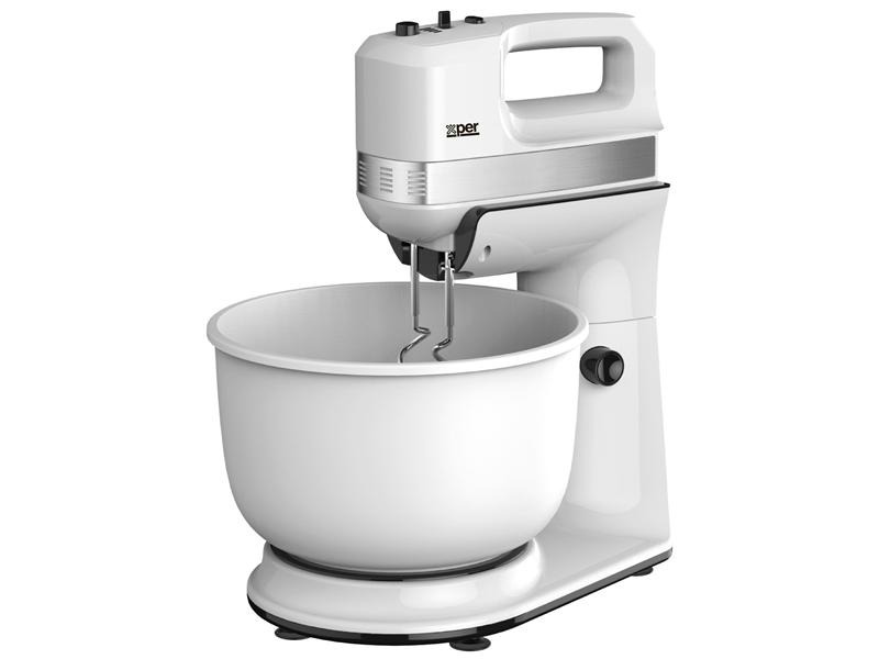 Electric Hand Mixer 400 Watt With 3.8 Liter Spinning Bowl - XPSMB-438W