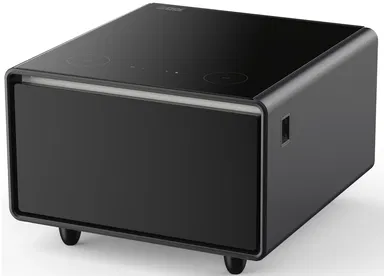 Xper Smart Table With Compact Refrigerator 65 Liter, Black, XPSTS-65BL