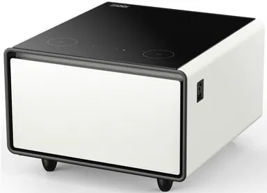 Xper Smart Table With Compact Refrigerator 65 Liter, White, XPSTS-65WH