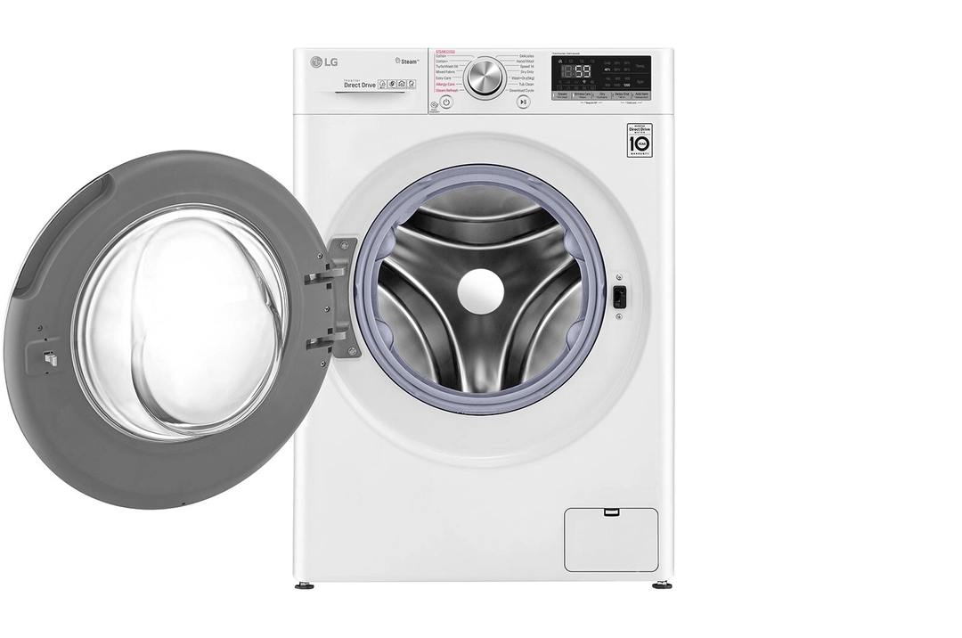 LG 8 kg Washer with 5kg Dryer Front Load washing Machine with AI DD™, WSV0805WH