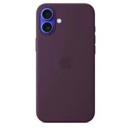 ابل، غطاء ماج سيف سيليكون ايفون 16، ارجواني