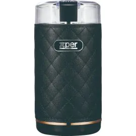 مطحنة اكسبير قوة 150 واط سعة 50 جرام بملمس جلد XPCG-300BK