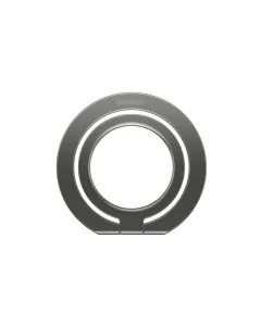 بيسوس هيلو ماجسيف حامل ومقبض هاتف مغناطيسي مع حامل، رمادي - SUCH000013