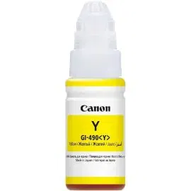 زجاجة حبر Canon GI-490 لـ G3410 باللون الأصفر