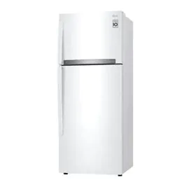 ثلاجة LG بابين 15.4 قدم ابيض LT17HBHWLN