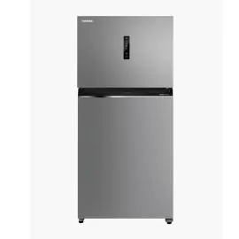 ثلاجة توشيبا بابين 19.6 قدم سلفر (49) GR-RT730WE-PMU