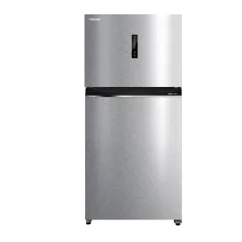 ثلاجة توشيبا بابين 19.6 قدم استيل GR-RT730WE-PMU-04