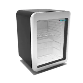 ثلاجة عرض بانكول تبريد 68 لتر اسود اطار فضي XLS-76