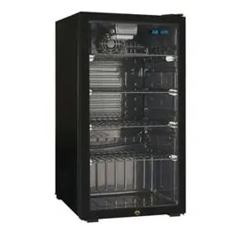 ثلاجة عرض بانكول تبريد 92 لتر اسود باب بلاستيك LSC105F BLACK P