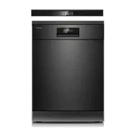 غسالة اطباق توشيبا 8 برامج 14 مكان استيل اسود DW-14F2ME BS