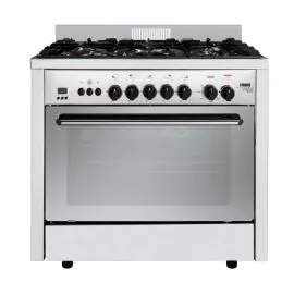 فرن هام 5عيون غاز 60*90 بروفيشنال مناصب زهر مروحةHM90GFPRCIF