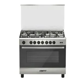 فرن كرافت ايطالي غاز 90*60 امان كامل استيل CCB9060FS