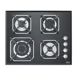 سطح لوفرا بلت ان غاز 60 سم اسود HGN6HO/GC29