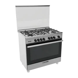 فرن جليم غاز 60*90 استيل امان كامل 5 ع غاز SE967GIFSMF