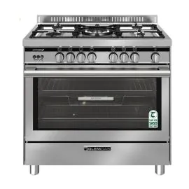 فرن جليم غاز استاند 90*60 سم امان كامل استيل ST967GIFSMFAF