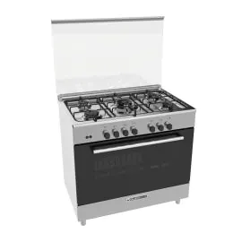 فرن جليم غاز 60*90 استيل امان كامل 5 ع غاز AL9612GIFS