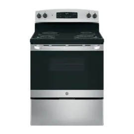 فرن جنرال الكتريك كهرباء استيل عيون حلزونية JBS27RIFSS