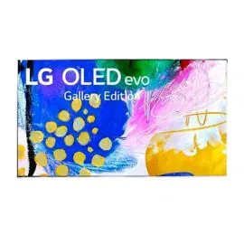 تلفاز LG OLED مقاس 65 بوصة من سلسلة G2، مع HDR (النطاق الديناميكي العالي) السينمائي بدقة 4K تصميم Gallery Design والمزوّد بإمكانية تعتيم البكسل بتقنية AI ThinQ للتلفزيون الذكي بنظام التشغيل WebOS, OLED65G26LA