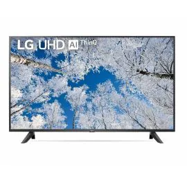 تلفزيون فائق الوضوح (UHD) من إل جي بدقة 4K مقاس 65 بوصة من السلسلة UQ7000، مع HDR (النطاق الديناميكي العالي) النشط 4K وتقنية ThinQ AIللتلفزيون الذكي بنظام التشغيل webOS, 65UQ70006LB