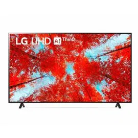 تلفزيون فائق الوضوح (UHD) من إل جي بدقة 4K مقاس 86 بوصة من السلسلة UQ9000، مع HDR (النطاق الديناميكي العالي) السينمائي لتصميمات شاشة السينما وتقنية AI ThinQ للتلفزيون الذكي بنظام التشغيل WebOS,86UQ90006LC