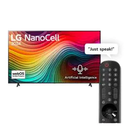 شاشة LG مقاس 86 بوصة سمارت LED 86NANO81T6A 4K