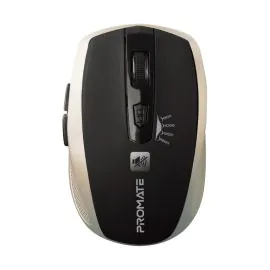 بروميت ,ماوس لاسلكي 1600 نقطة في البوصة بمفتاح صامت ,ذهبي