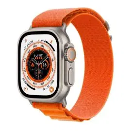 أبل ساعة ألترا ، 49 مللي جي بي إس خاصية إتصال، سوار برتقالي ألبين