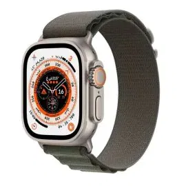 أبل ساعة ألترا ، 49 مللي جي بي إس خاصية إتصال، سوار أخضر ألبين