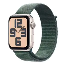 ابل، ساعة اس إي، 40 مللي، جي بي اس، غطاء المنيوم ضوء النجوم مع سوار رياضي أخضر