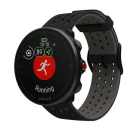 ساعة الجري بولار فانتاج M2 الذكية بنظام تحديد المواقع مقاس 46 ملم باللون الأسود والرمادي