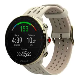 ساعة بولار فانتاج M2 الذكية بنظام تحديد المواقع العالمي للجري 46 ملم ذهبي شامبانيا