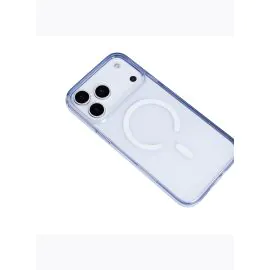 غطاء زوندا شفاف لآيفون 17 برو مع ماج سيف - أبيض