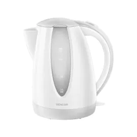 غلاية سينكور بلاستيك 1.8لتر 2200 واط ابيض SWK 1810WH