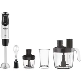 خلاط يدوي مولينكس بلاستيك فضي+اسود1000واط3لتر+500مل قطاعةDD6