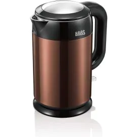 غلاية هاس 1.7 لتر 1850-2200 واط بنى HMK17BR