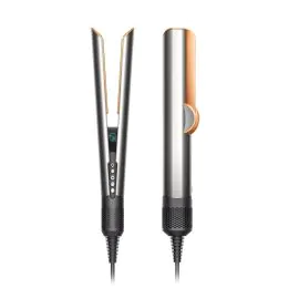 مكواة فرد الشعر دايسون ايرستريت، استخدام جاف ورطب، 1600 وات، 3 مستويات حرارة، نحاسي / نيكل - HT01