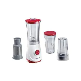خلاط بوش+ اربع مرفقات 350 واط أبيض *أحمر MMBM1P6RGB